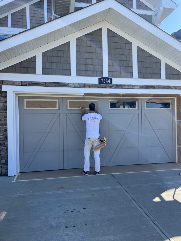 Beautifully painted home exterior with a fresh coat of durable paint in Edmonton.
