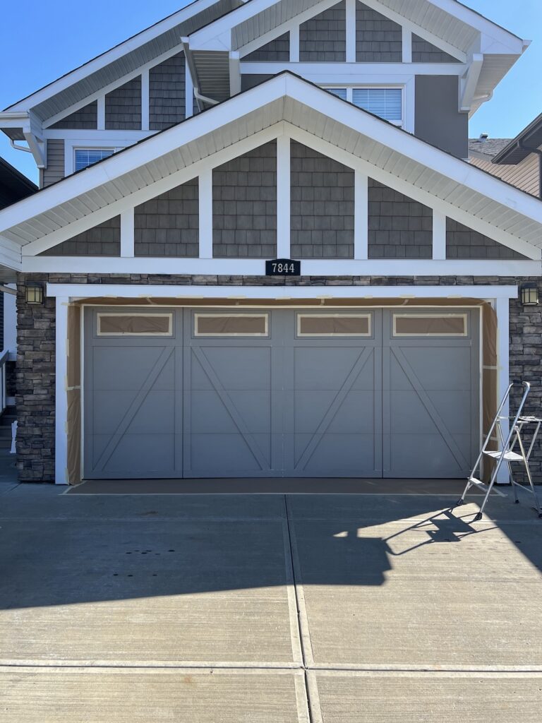 Beautifully painted home exterior with a fresh coat of durable paint in Edmonton.